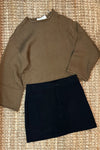 Black Corduroy Skirt