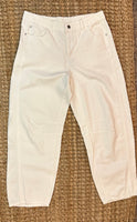 White Barrel Jeans