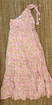 Pink, Off-Shoulder Long Dress