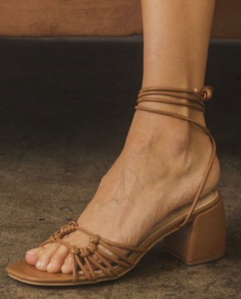 Ankle Wrap Heeled Sandal