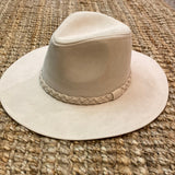 Cream, Brimmed Hat
